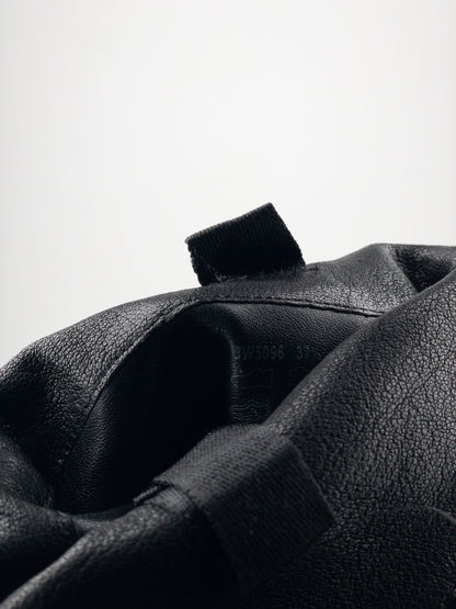 Prada 2000s Knee-High Buckle Biker Heel Boots