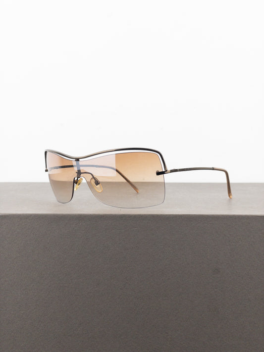 Gucci by Tom Ford 2000s GG2683/S Wrap Mask Shield Sunglasses