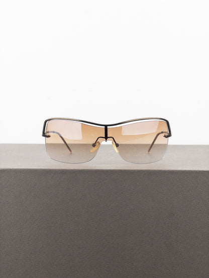 Gucci by Tom Ford 2000s GG2683/S Wrap Mask Shield Sunglasses