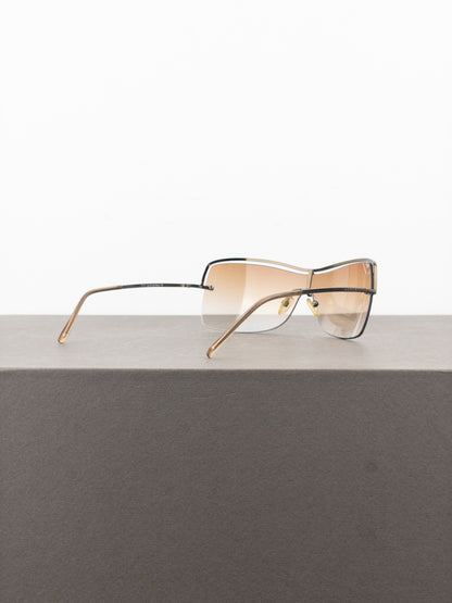 Gucci by Tom Ford 2000s GG2683/S Wrap Mask Shield Sunglasses