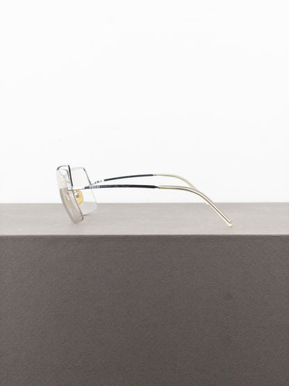 Gucci by Tom Ford 2000s GG2683/S Wrap Mask Shield Sunglasses