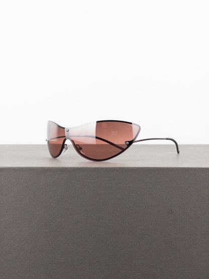 Gucci by Tom Ford SS01 GG2665/S Wrap Mask Shield Cat Eye Sunglasses