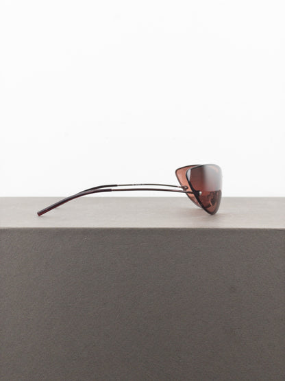 Gucci by Tom Ford SS01 GG2665/S Wrap Mask Shield Cat Eye Sunglasses