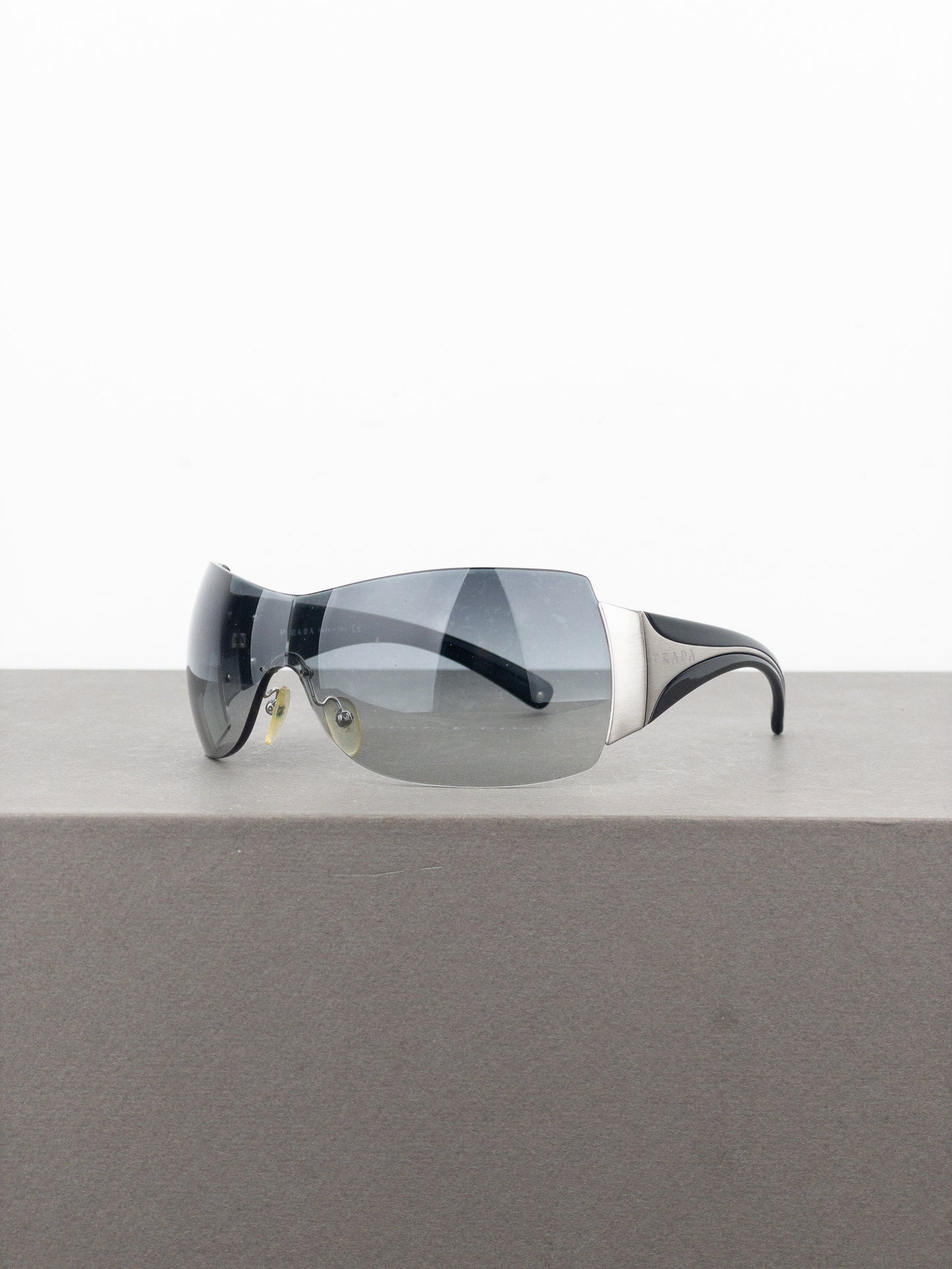 Prada SS04 ‘SPR04I’ Wrap Mask Shield Sunglasses