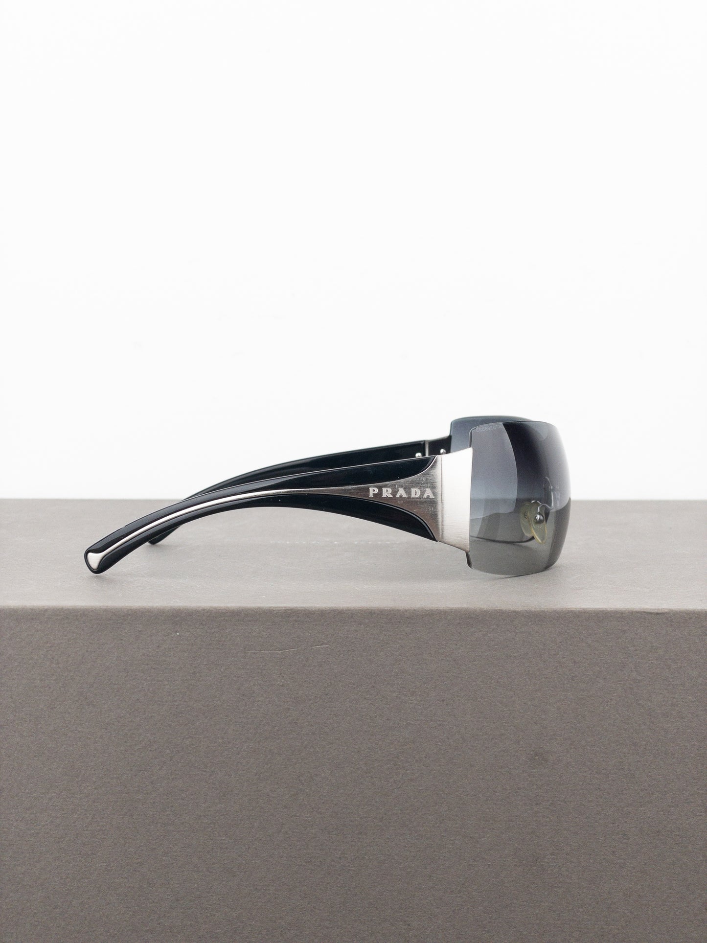 Prada SS04 ‘SPR04I’ Wrap Mask Shield Sunglasses