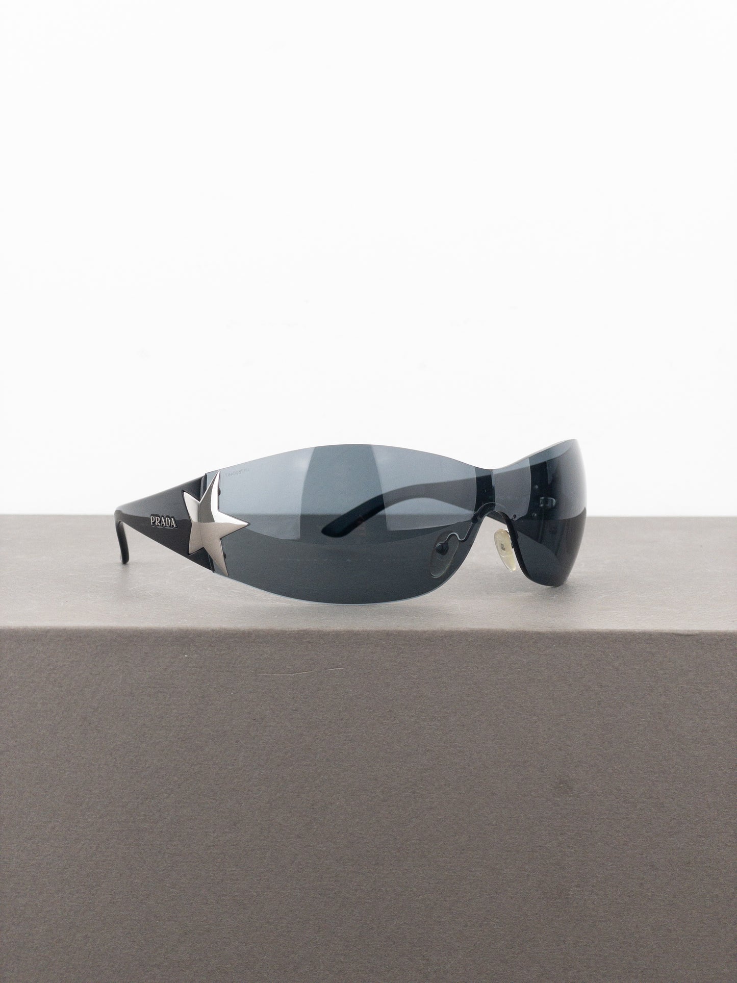 Prada SS04 ‘SPR72G’ Star Wrap Mask Shield Sunglasses