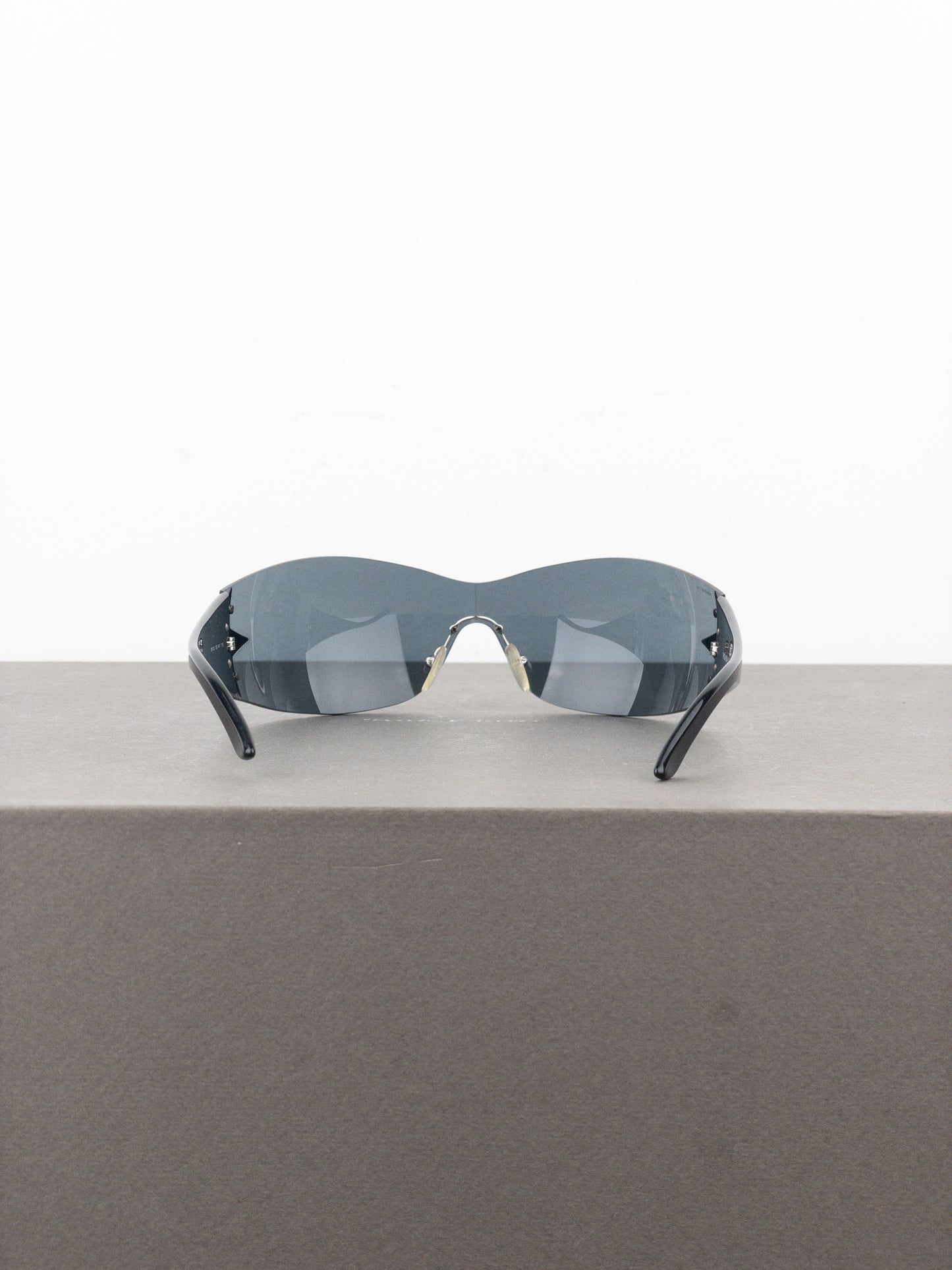 Prada SS04 ‘SPR72G’ Star Wrap Mask Shield Sunglasses
