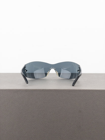 Prada SS04 ‘SPR72G’ Star Wrap Mask Shield Sunglasses