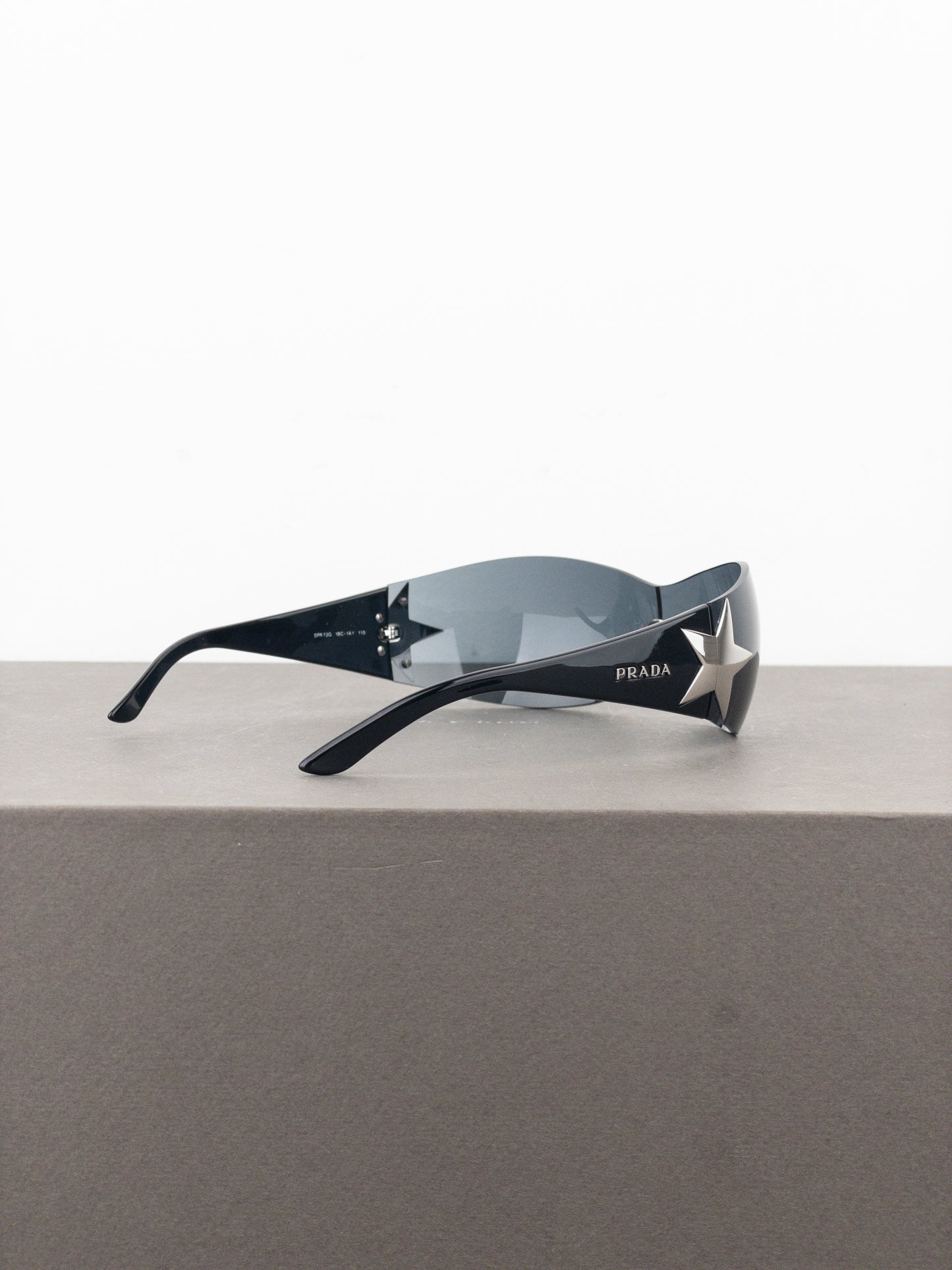 Prada SS04 ‘SPR72G’ Star Wrap Mask Shield Sunglasses