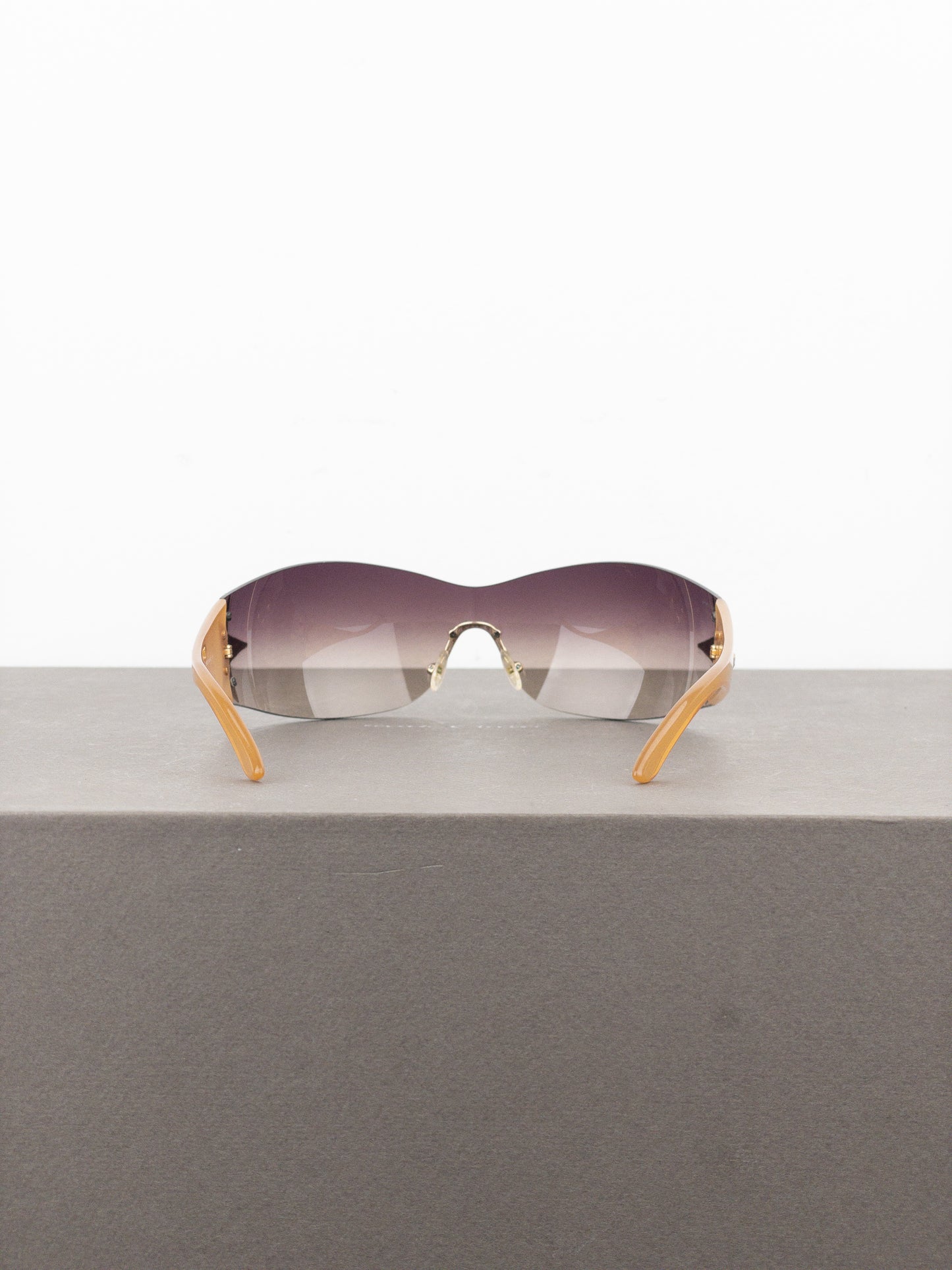 Prada SS04 ‘SPR72G’ Star Wrap Mask Shield Sunglasses