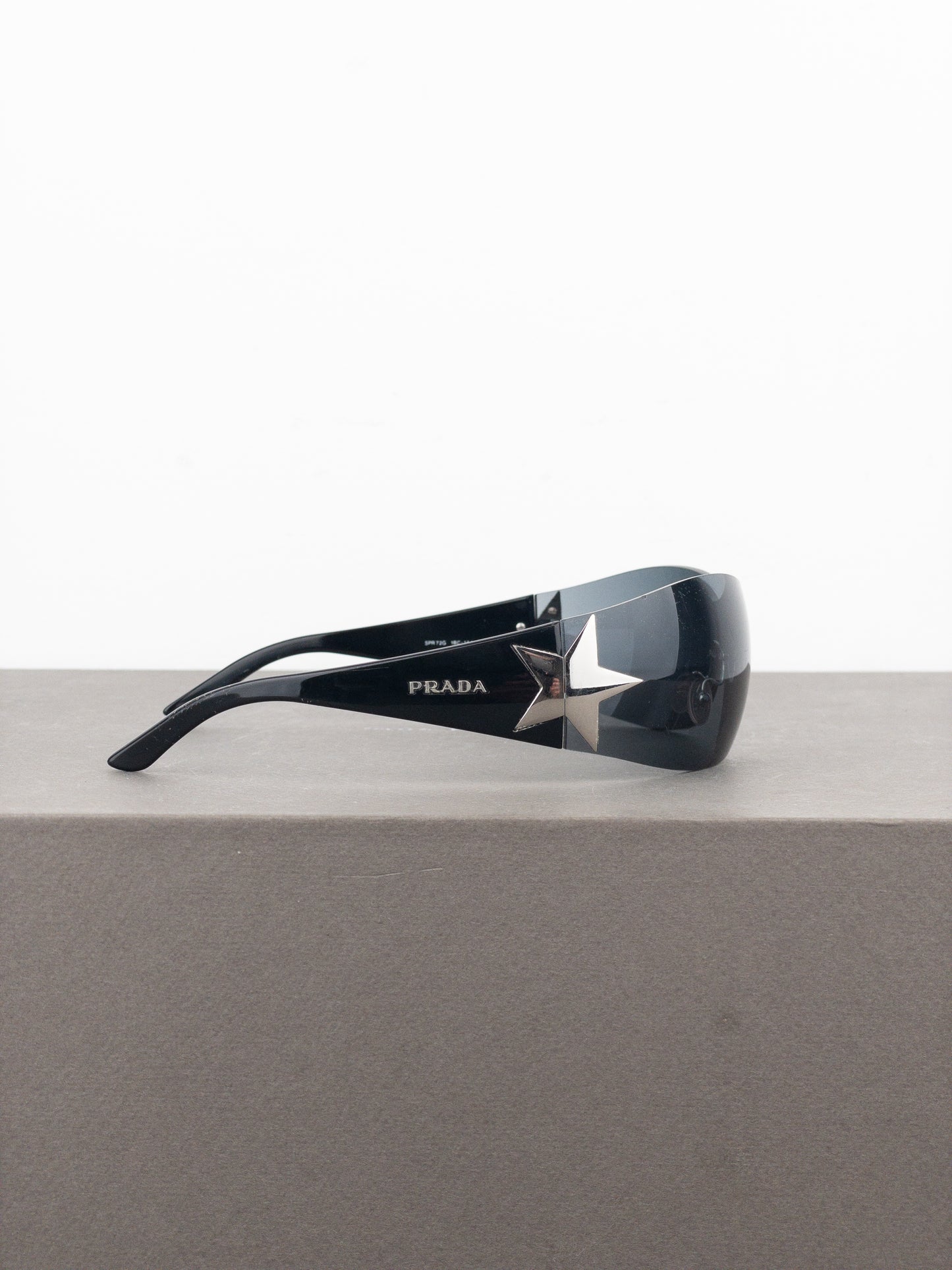 Prada SS04 ‘SPR72G’ Star Wrap Mask Shield Sunglasses