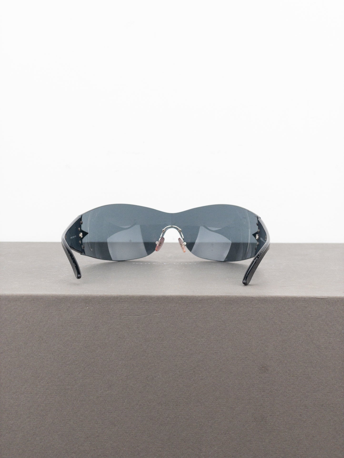 Prada SS04 ‘SPR72G’ Star Wrap Mask Shield Sunglasses