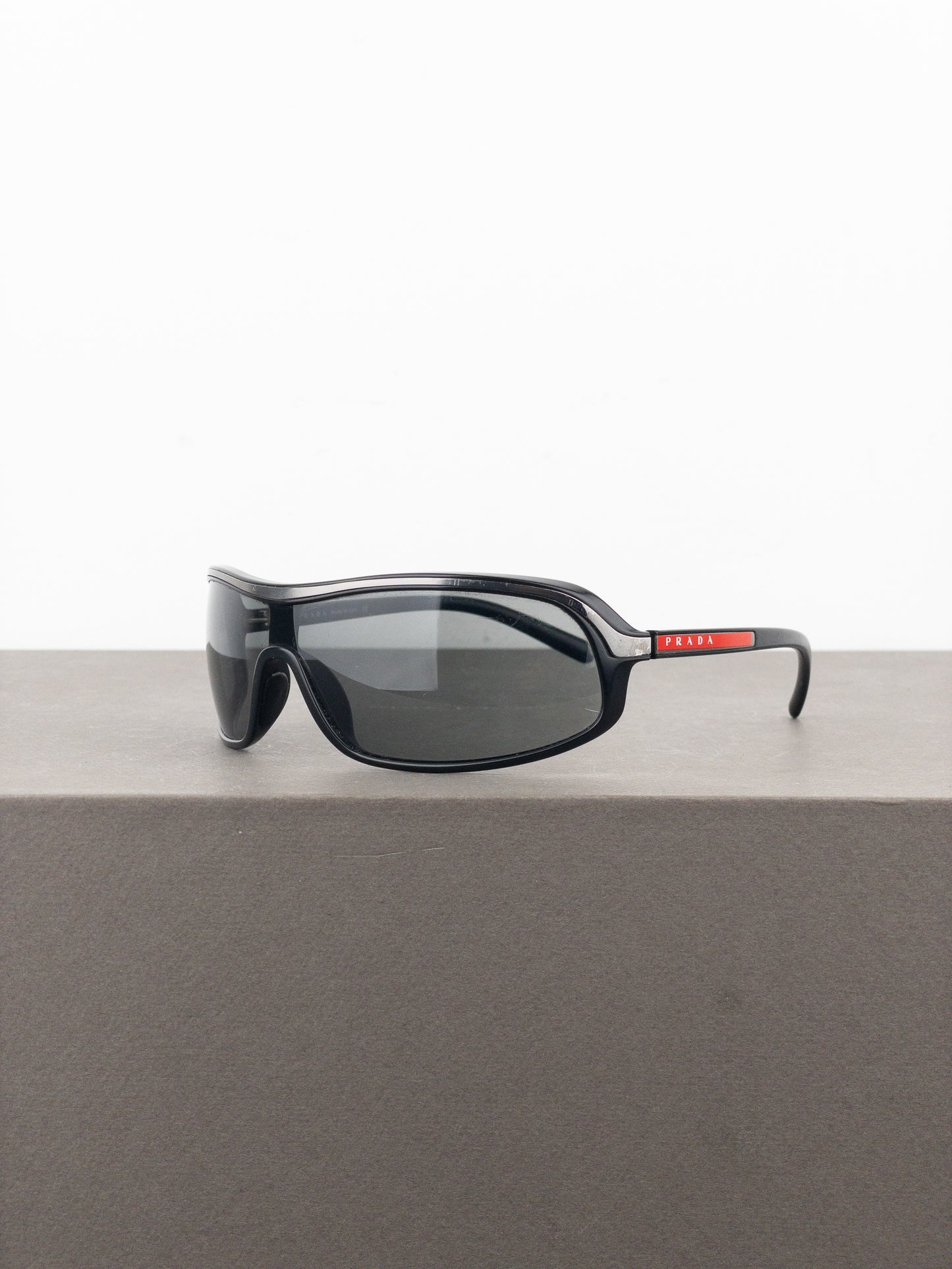Prada SS04 ‘SPS06D’ Sports Wrap Mask Shield Sunglasses