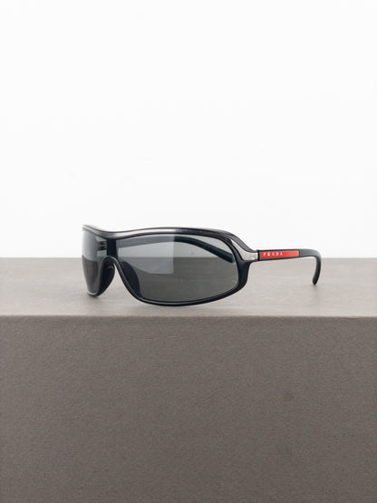 Prada SS04 ‘SPS06D’ Sports Wrap Mask Shield Sunglasses