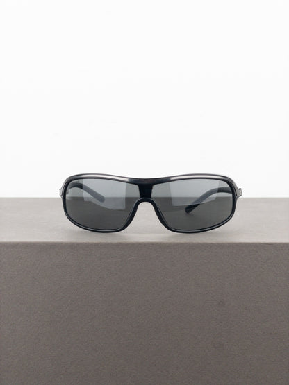 Prada SS04 ‘SPS06D’ Sports Wrap Mask Shield Sunglasses