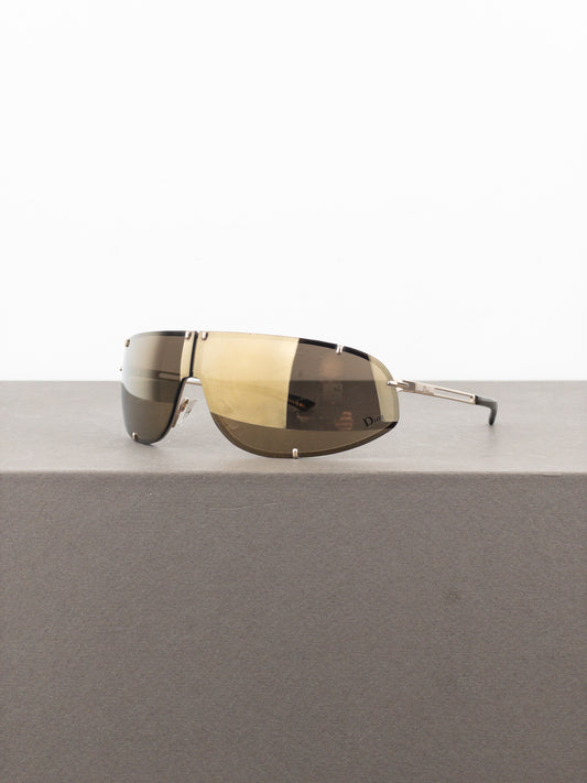 Dior by Galliano AW00 ‘Cossack’ Wrap Mask Shield Sunglasses