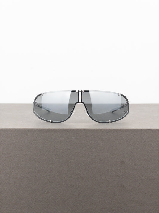Dior by Galliano AW00 ‘Cossack’ Wrap Mask Shield Sunglasses