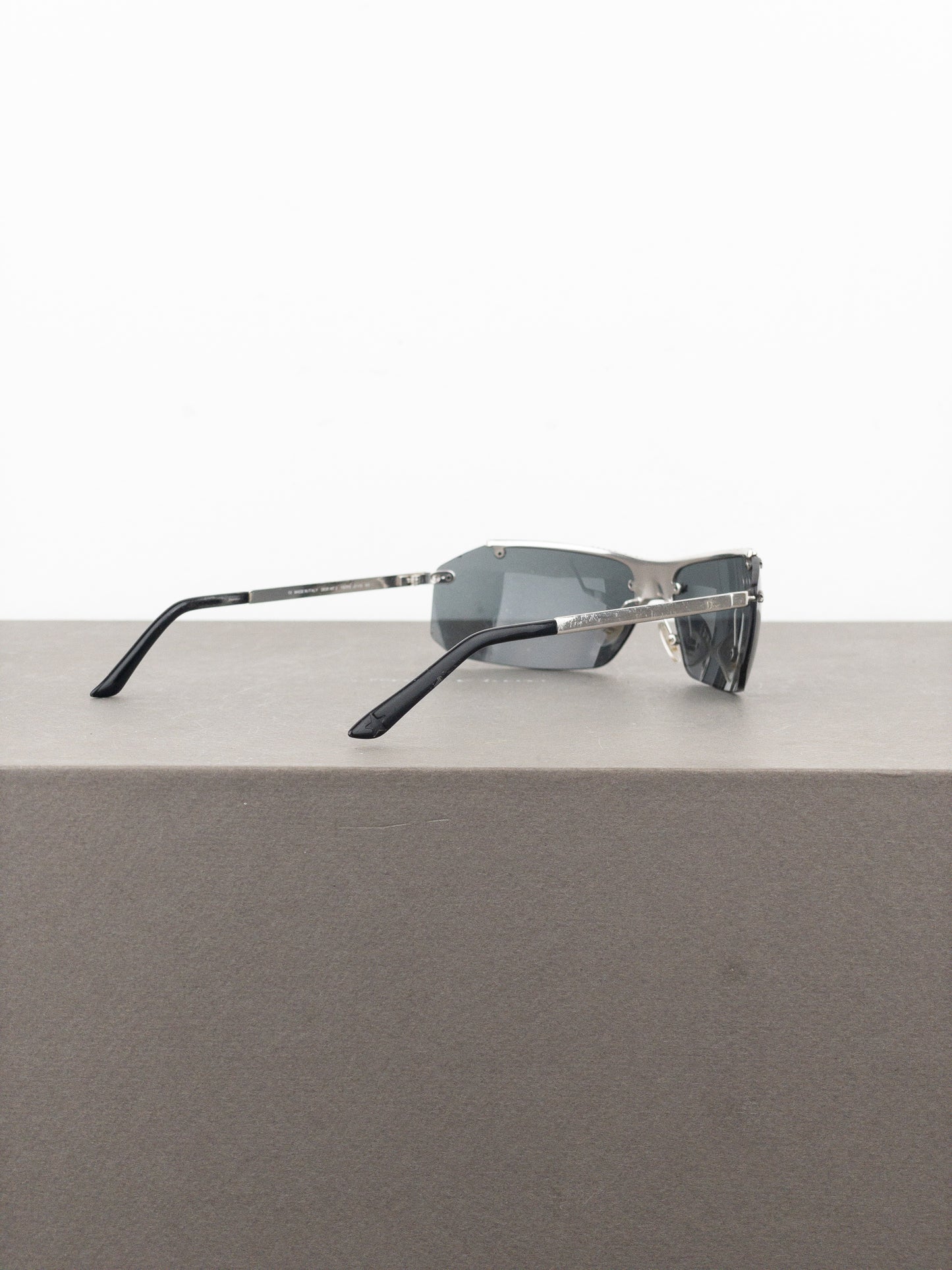 Dior by Galliano 2000s ‘Dior Hit 2’ Swarovski Rhinestone Rimless Sunglasses