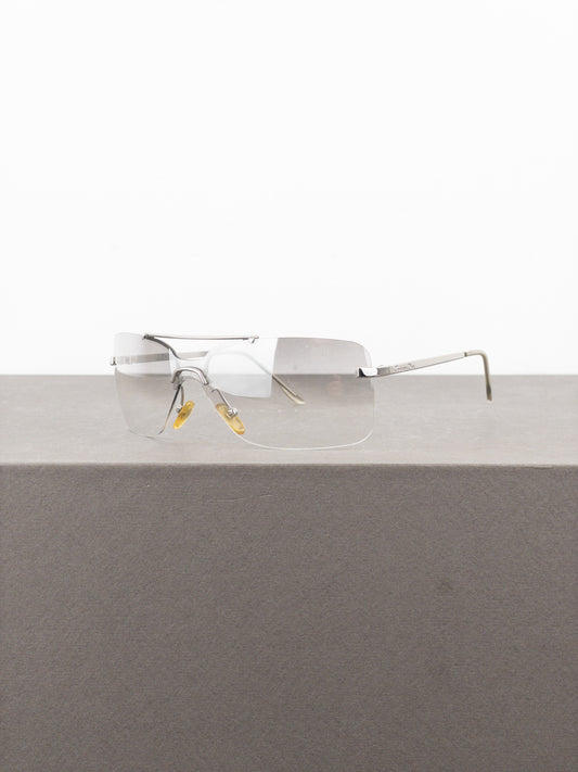 Dior by Galliano 2000s ‘Mini Motard’ Wrap Mask Shield Sunglasses