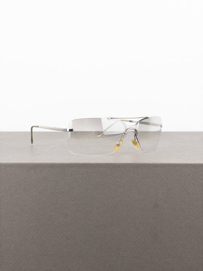 Dior by Galliano 2000s ‘Mini Motard’ Wrap Mask Shield Sunglasses