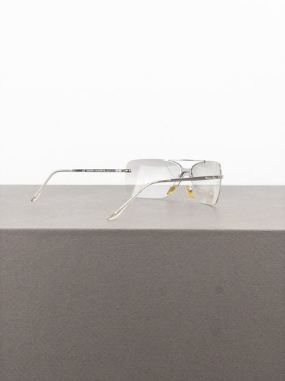 Dior by Galliano 2000s ‘Mini Motard’ Wrap Mask Shield Sunglasses