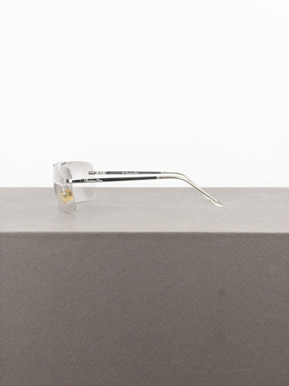 Dior by Galliano 2000s ‘Mini Motard’ Wrap Mask Shield Sunglasses