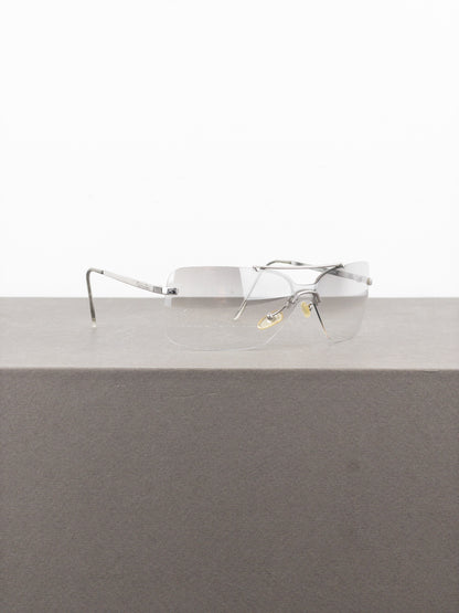 Dior by Galliano 2000s ‘Mini Motard’ Wrap Mask Shield Sunglasses