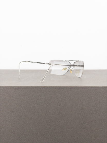 Dior by Galliano 2000s ‘Mini Motard’ Wrap Mask Shield Sunglasses