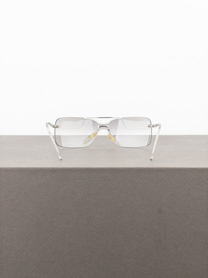 Dior by Galliano 2000s ‘Mini Motard’ Wrap Mask Shield Sunglasses