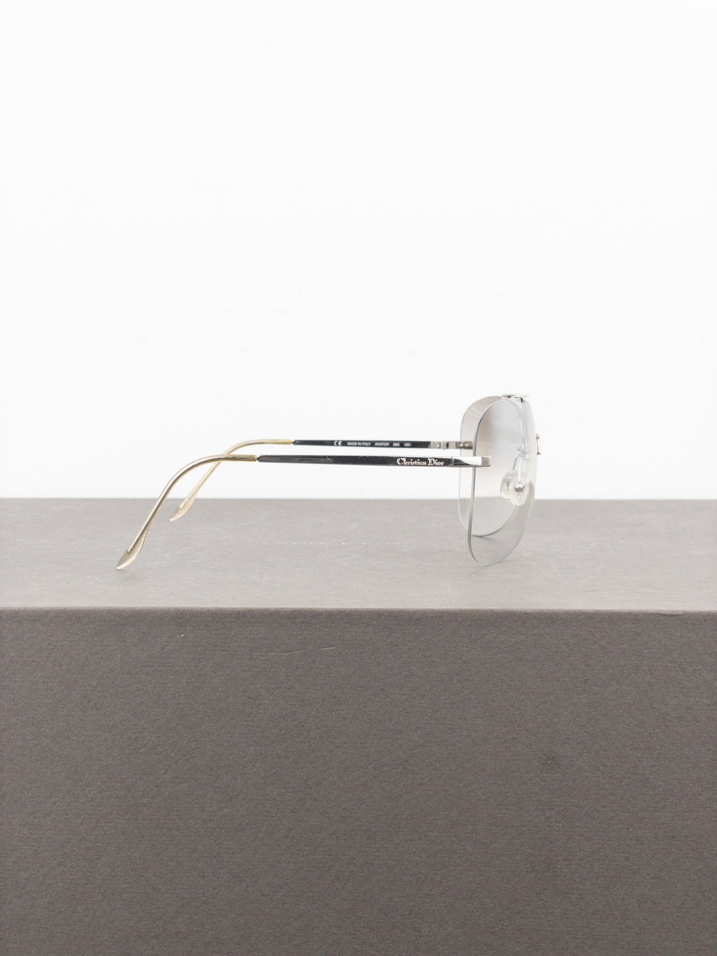 Dior by Galliano 2000s ‘Aviator’ Wrap Mask Shield Sunglasses