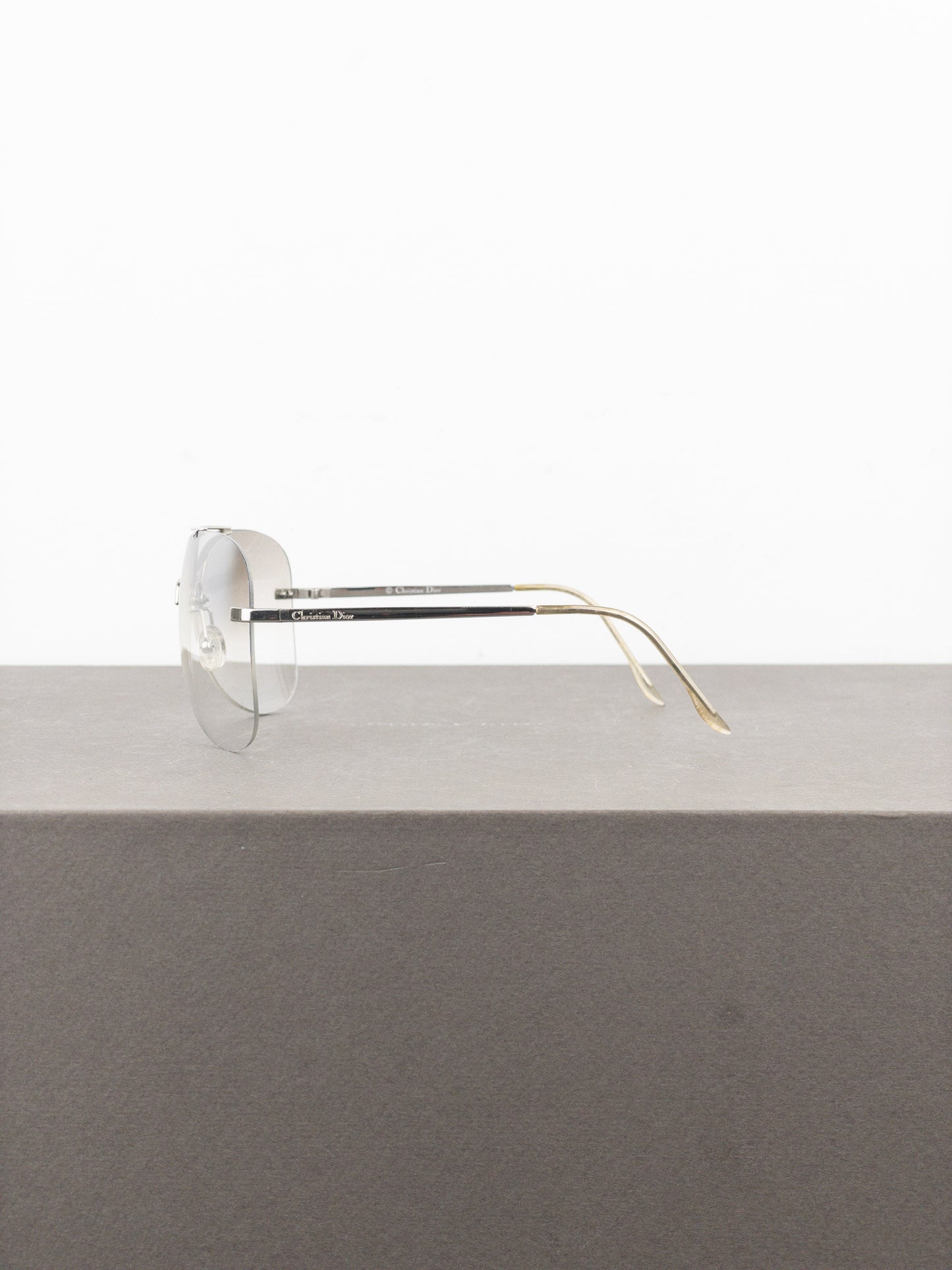 Dior by Galliano 2000s ‘Aviator’ Wrap Mask Shield Sunglasses