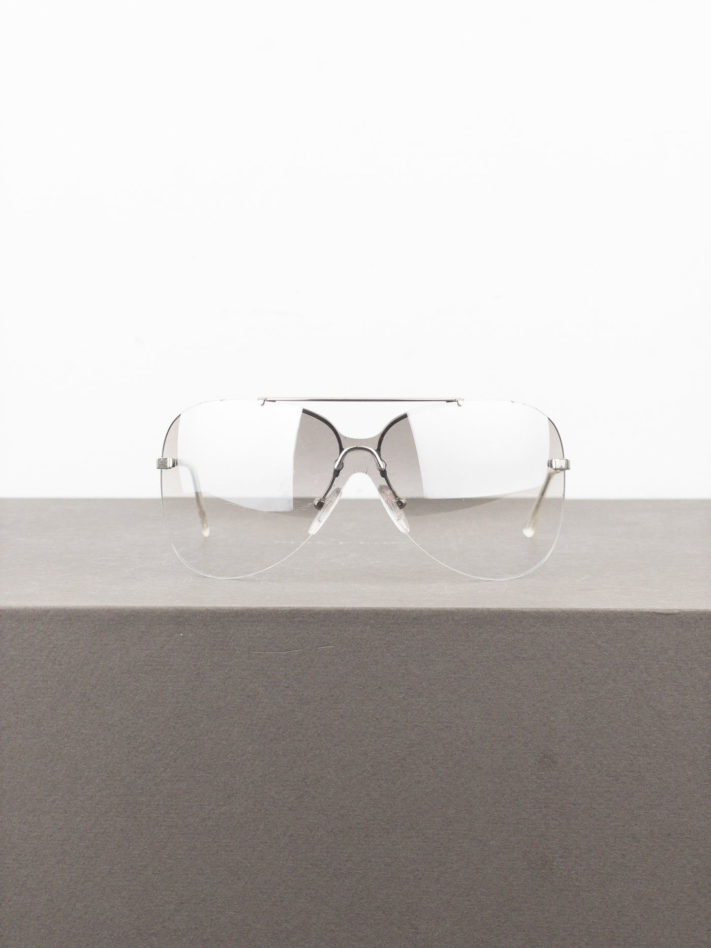 Dior by Galliano 2000s ‘Aviator’ Wrap Mask Shield Sunglasses