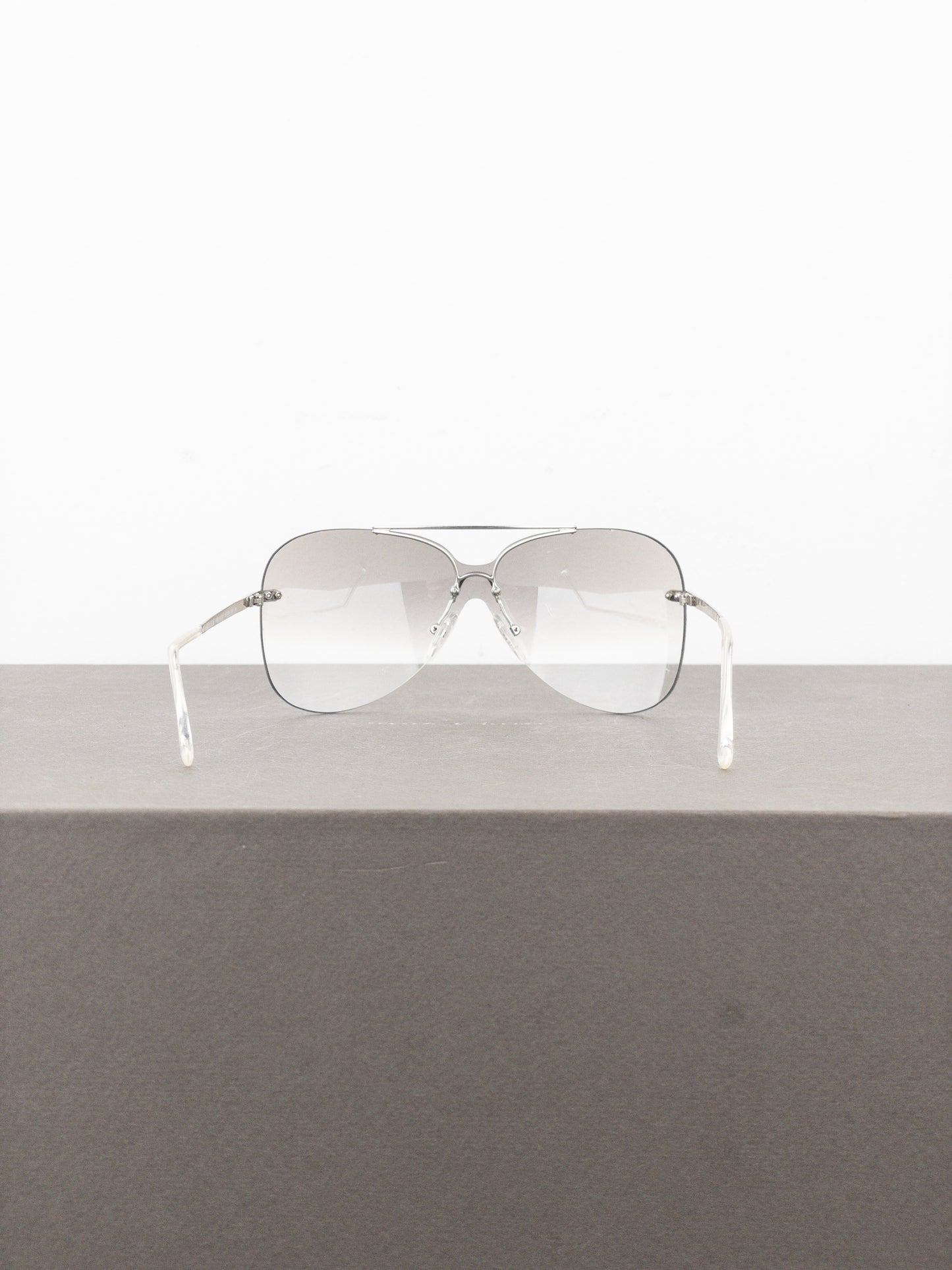 Dior by Galliano 2000s ‘Aviator’ Wrap Mask Shield Sunglasses