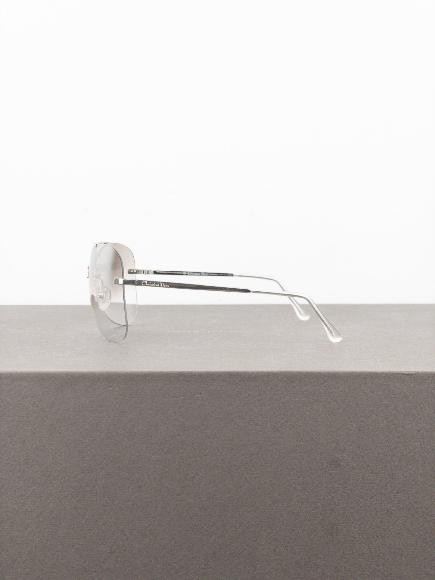 Dior by Galliano 2000s ‘Aviator’ Wrap Mask Shield Sunglasses