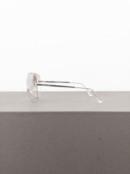 Dior by Galliano 2000s ‘Aviator’ Wrap Mask Shield Sunglasses