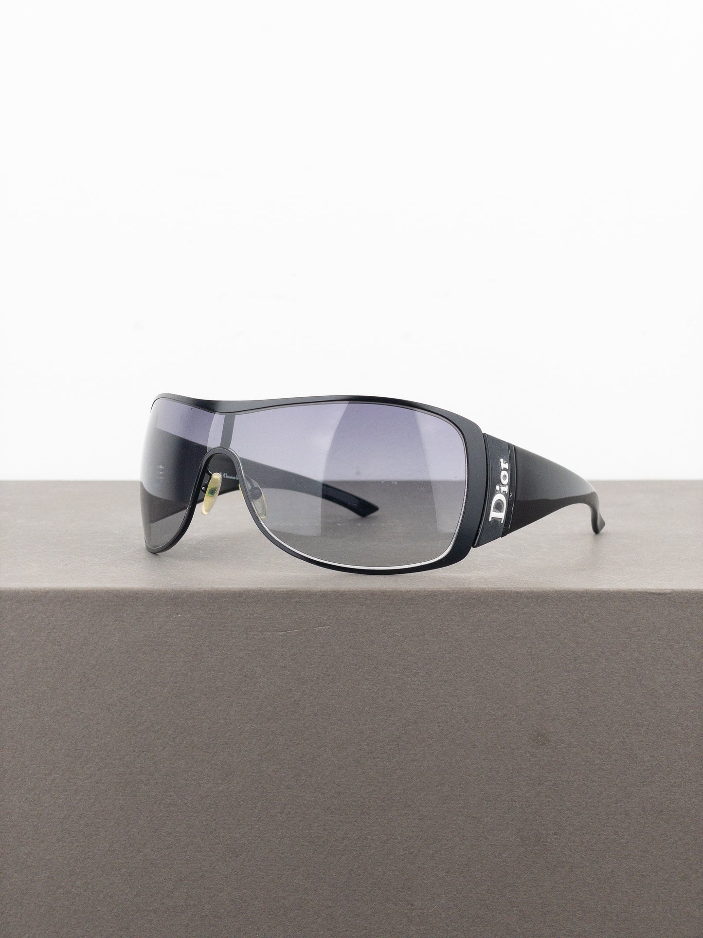 Dior by Galliano 2000s ‘Subdior 2’ Wrap Mask Shield Sunglasses