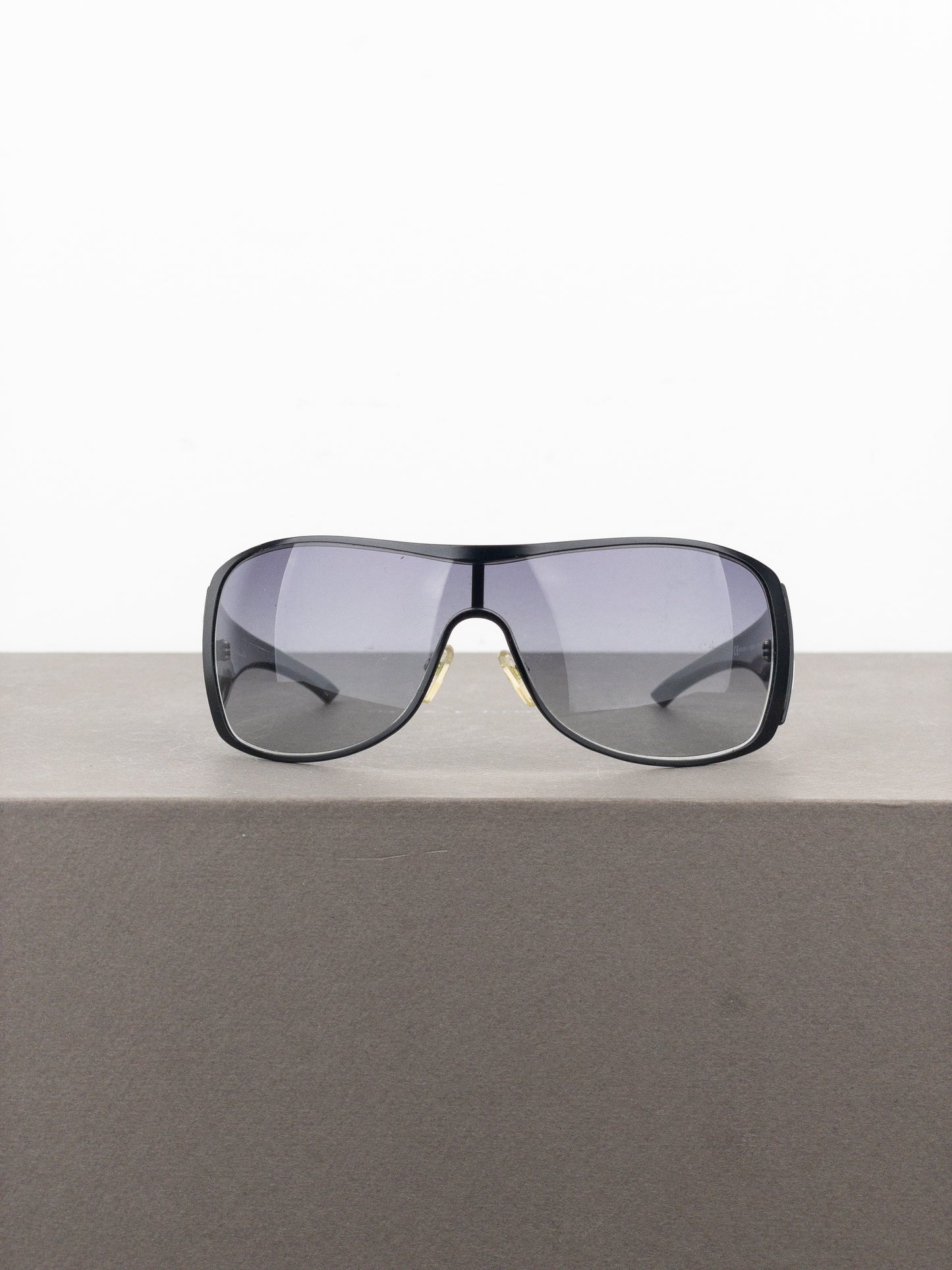 Dior by Galliano 2000s ‘Subdior 2’ Wrap Mask Shield Sunglasses