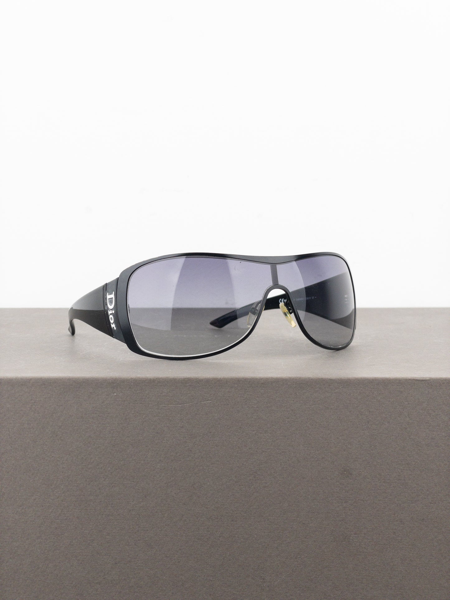 Dior by Galliano 2000s ‘Subdior 2’ Wrap Mask Shield Sunglasses