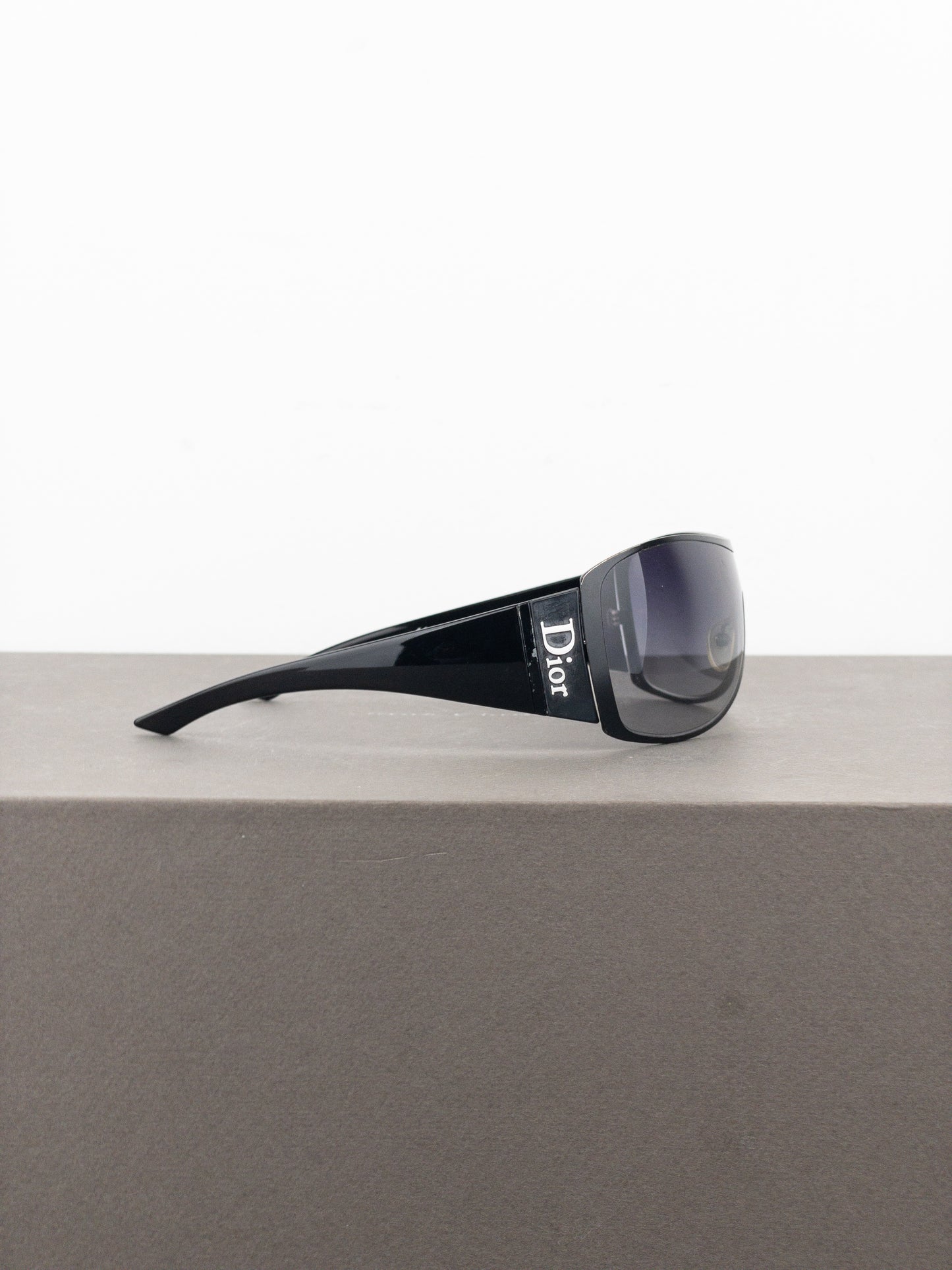 Dior by Galliano 2000s ‘Subdior 2’ Wrap Mask Shield Sunglasses