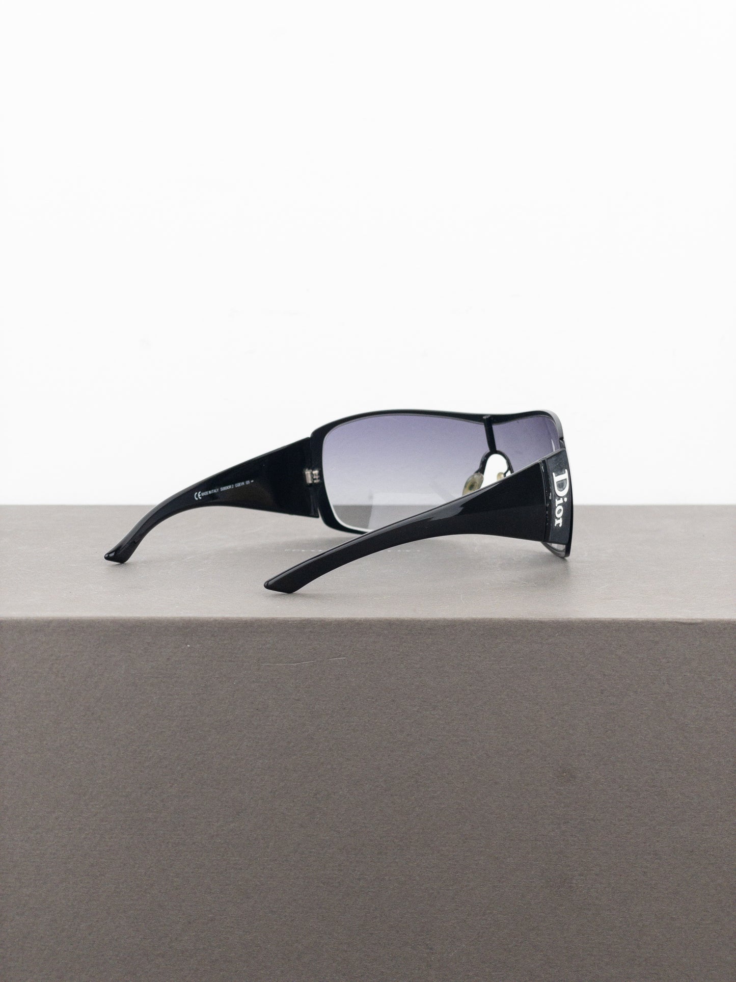 Dior by Galliano 2000s ‘Subdior 2’ Wrap Mask Shield Sunglasses