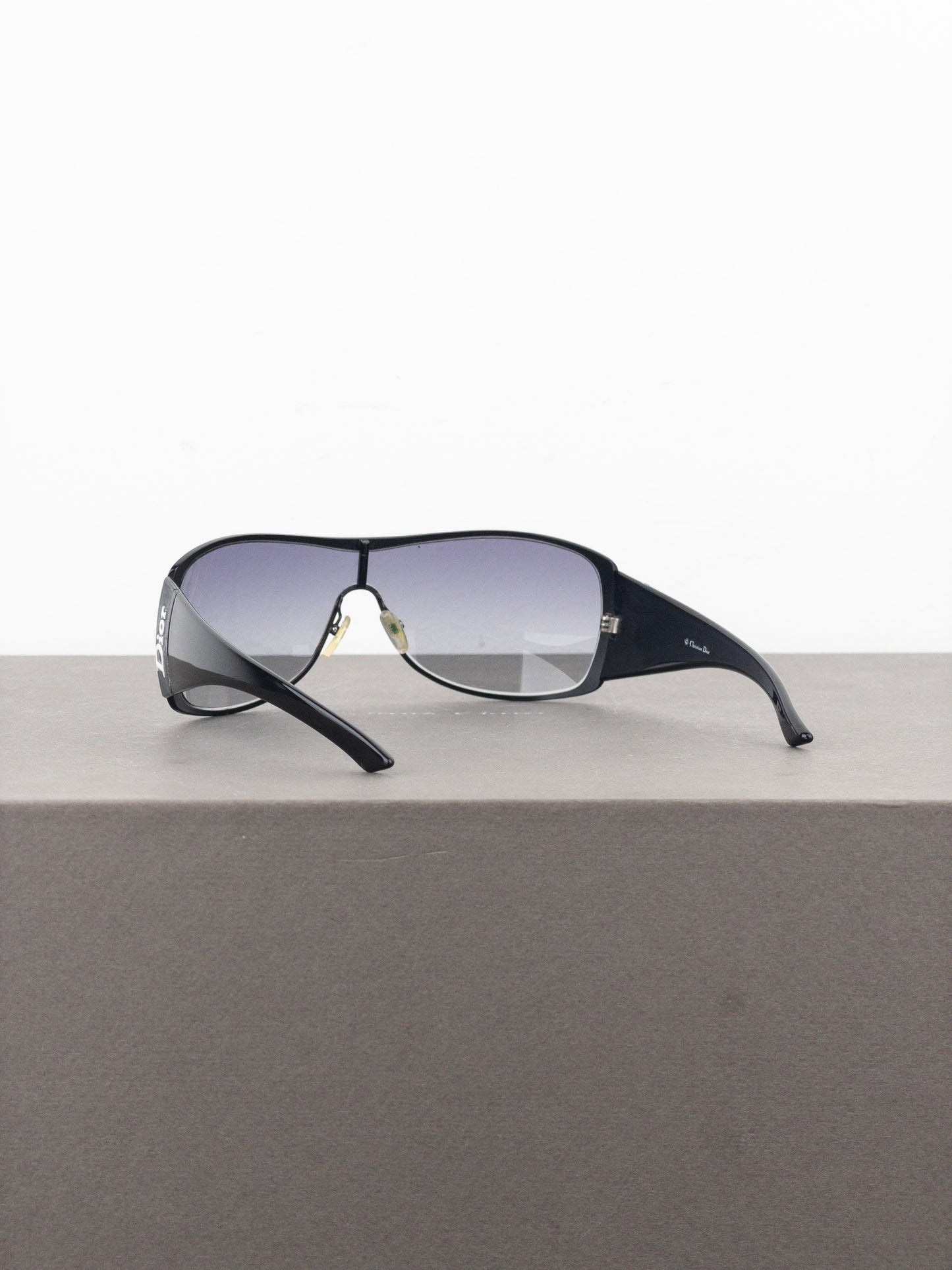 Dior by Galliano 2000s ‘Subdior 2’ Wrap Mask Shield Sunglasses