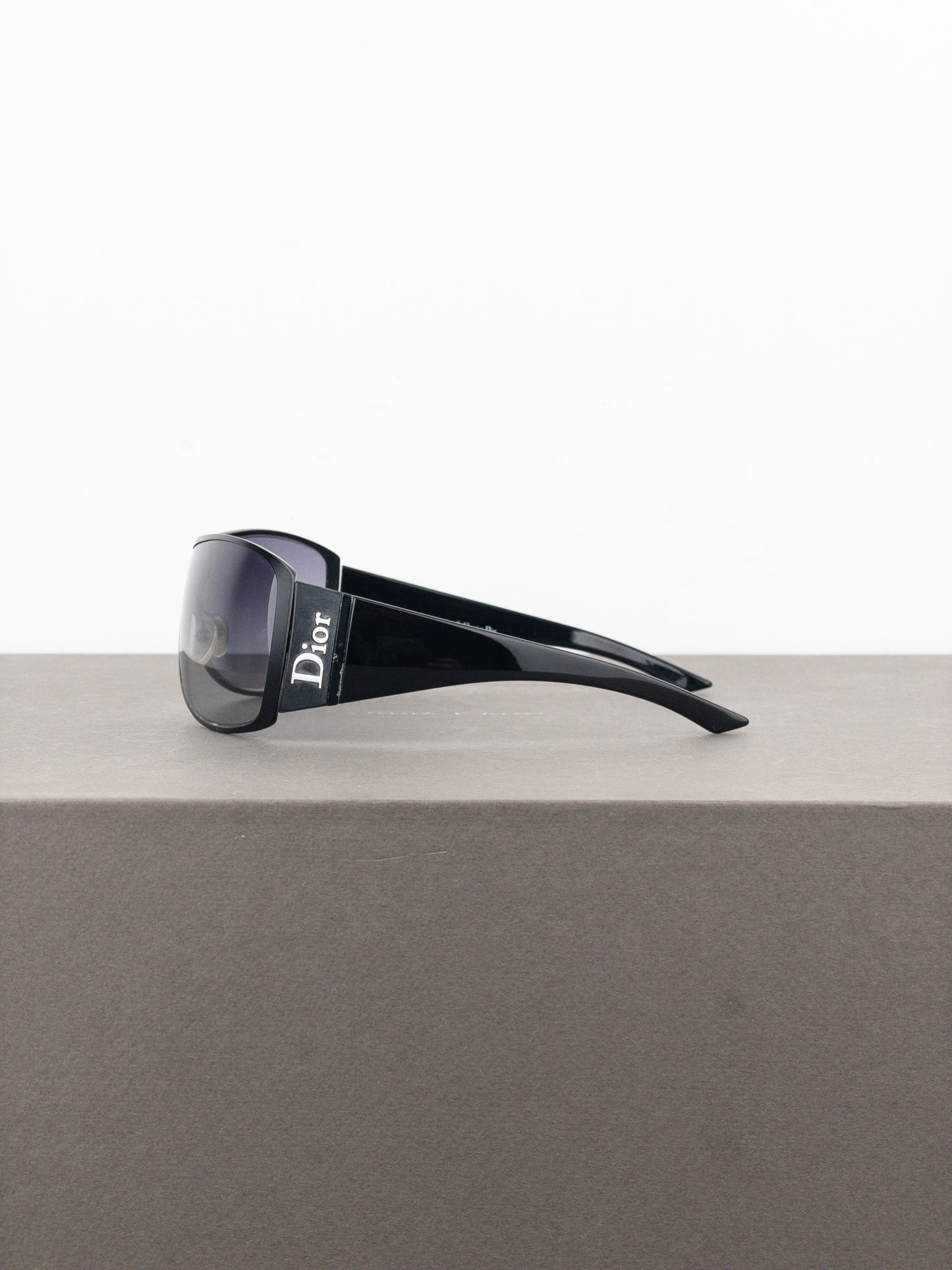 Dior by Galliano 2000s ‘Subdior 2’ Wrap Mask Shield Sunglasses