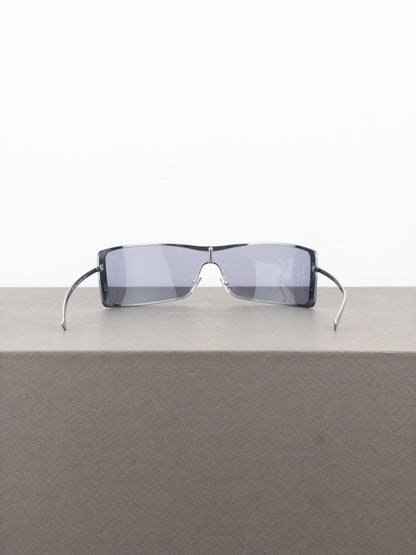 Dior by Galliano 2000s ‘Ragga 2’ Shield Mask Wrap Sunglasses