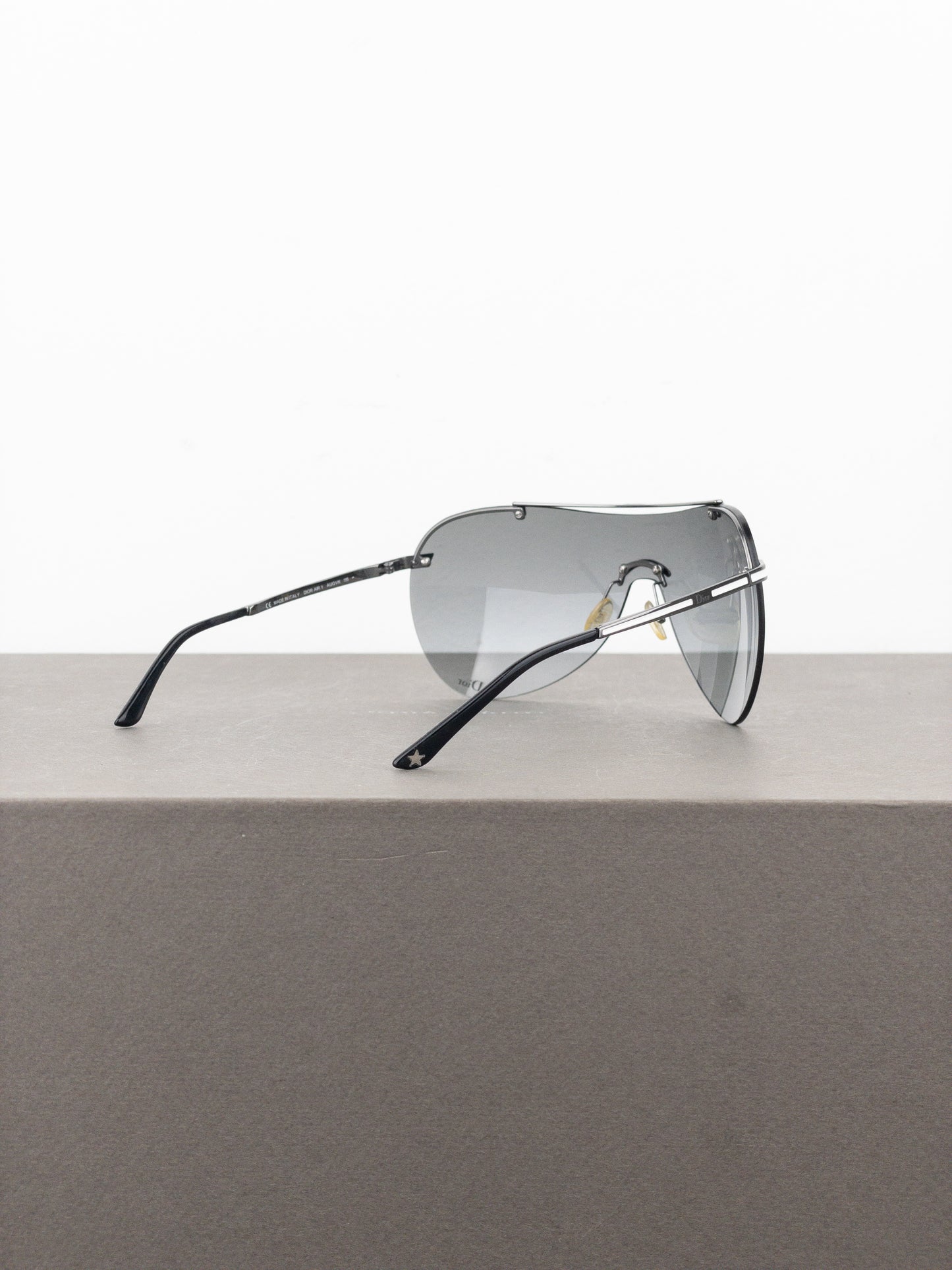 Dior by Galliano 2000s ‘Air 1’ Wrap Mask Shield Sunglasses