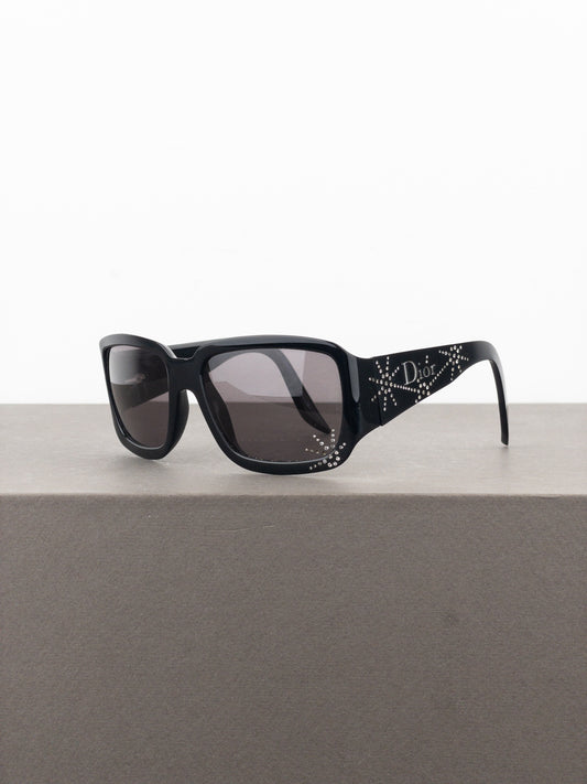 Dior by Galliano 2000s ‘Spidior 1’ Swarovski Rhinestone Sunglasses