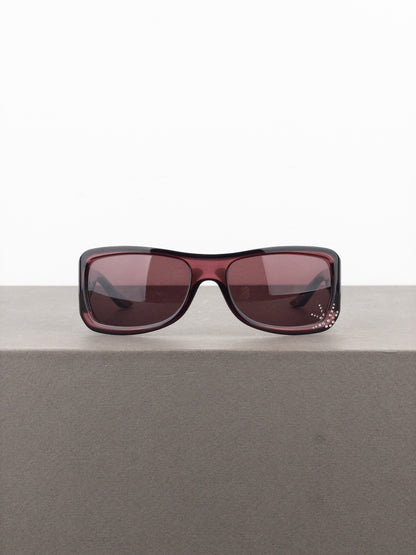 Dior by Galliano 2000s ‘Spidior 1’ Swarovski Rhinestone Sunglasses