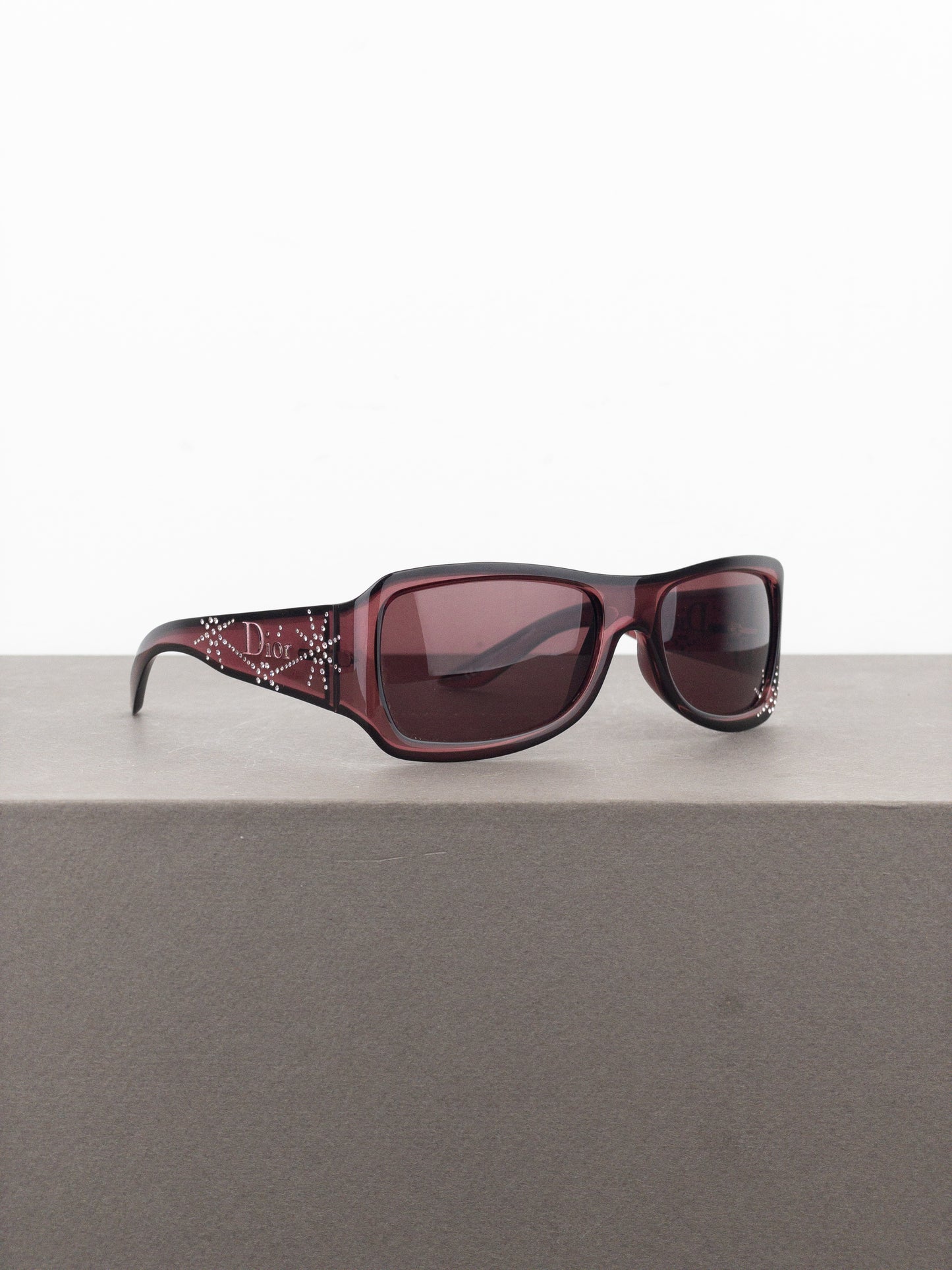 Dior by Galliano 2000s ‘Spidior 1’ Swarovski Rhinestone Sunglasses