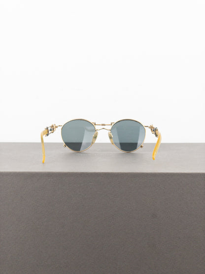Jean Paul Gaultier 1990s 56-0174 ‘Tupac’ Screw Sunglasses