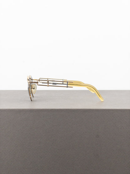 Jean Paul Gaultier 1990s 56-0174 ‘Tupac’ Screw Sunglasses