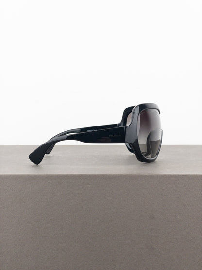 Prada AW11 Oversized ‘Illusion’ Wrap Mask Shield Sunglasses